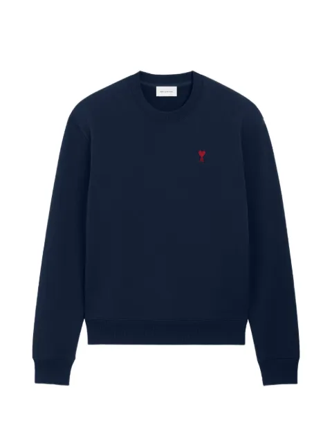 AMI Paris sudadera de algodón con motivo Ami de Coeur
