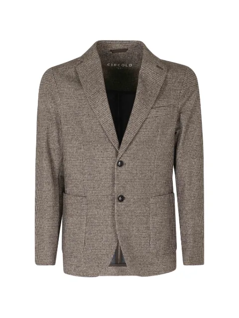 Circolo 1901 houndstooth-pattern single-breasted blazer