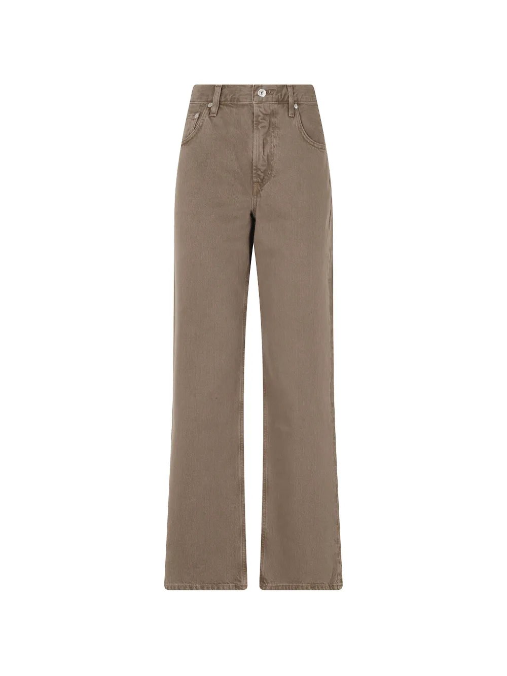Citizens of Humanity logo-patch high-waisted jeans