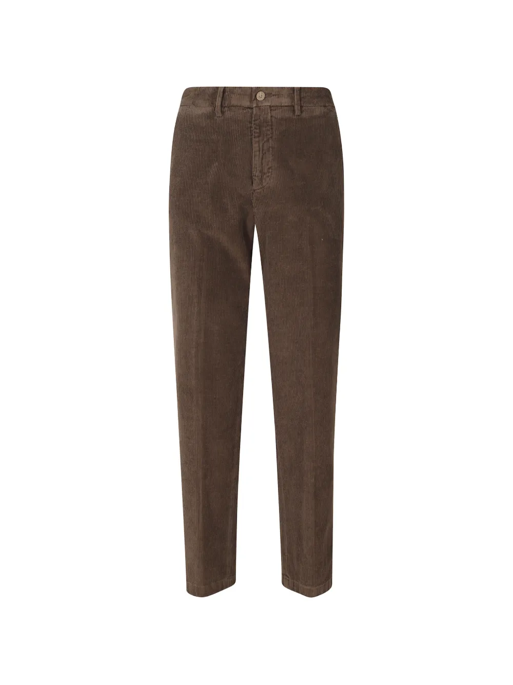 Briglia 1949 corduroy straight-leg trousers Bruin