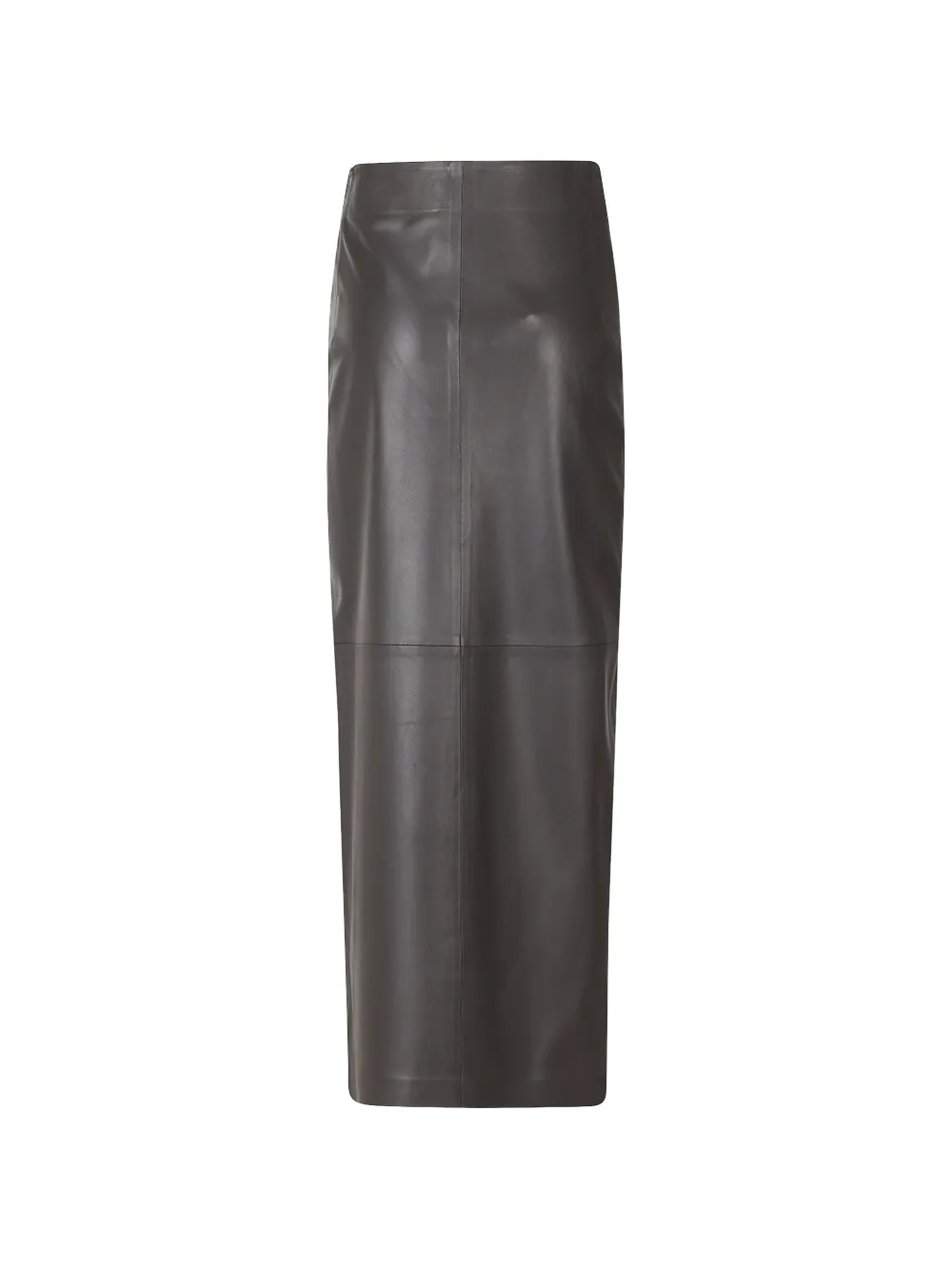 Alysi leather wrap-style midi skirt Bruin