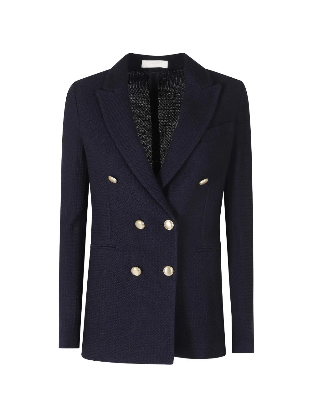 Circolo 1901 double-breasted textured-finish blazer