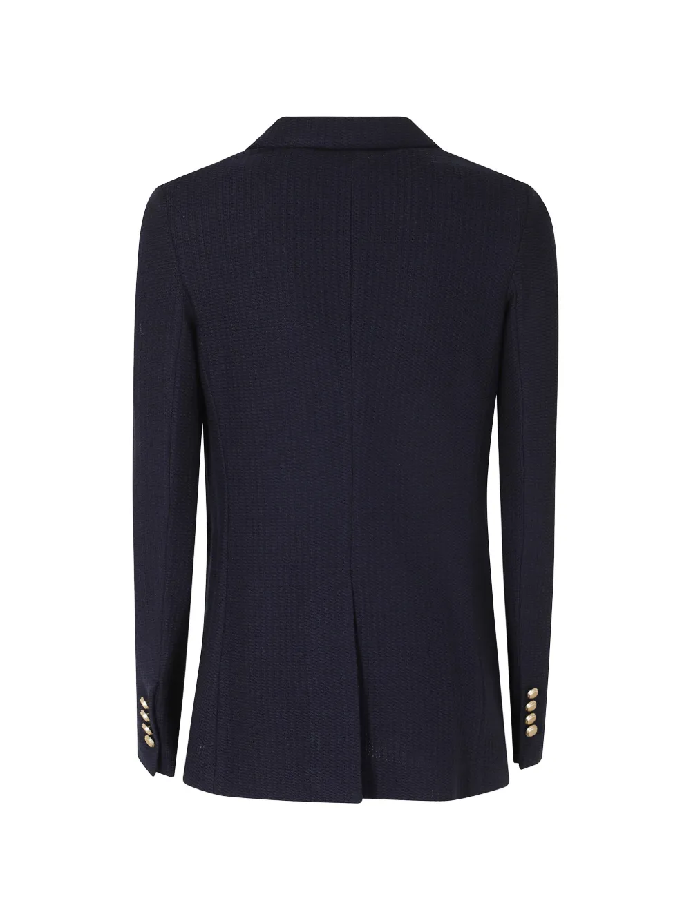 Circolo 1901 double-breasted textured-finish blazer Blauw