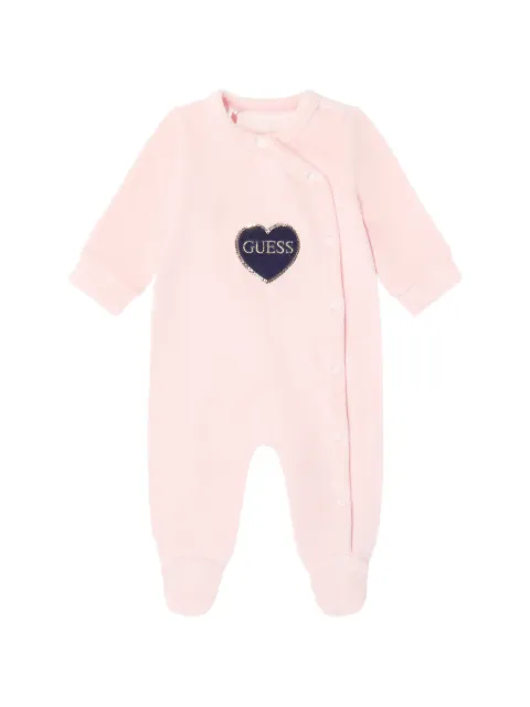 guess kids heart-patch pajamas