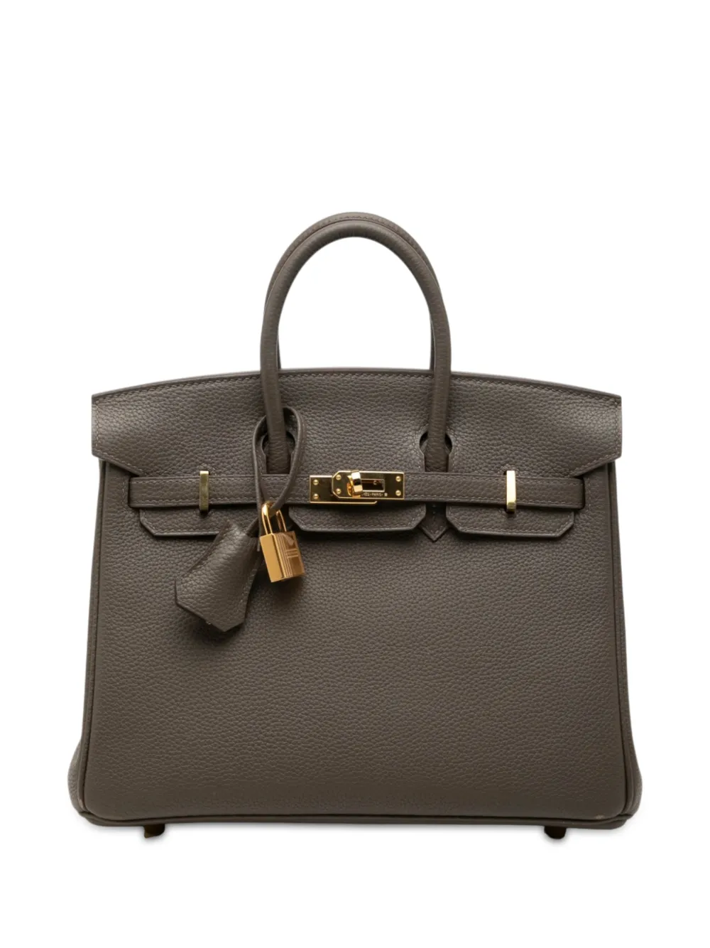 Hermès Pre-Owned 2023 Togo Birkin Retourne Handtasche 25cm - Grau