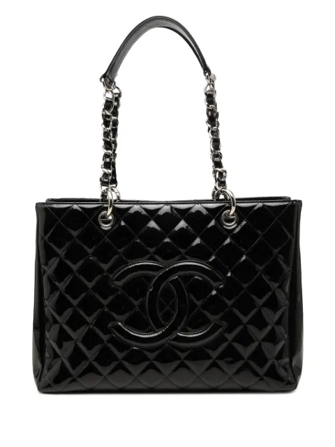CHANEL Pre-Owned 2009-2010 Patent Grand Shopping tote bag