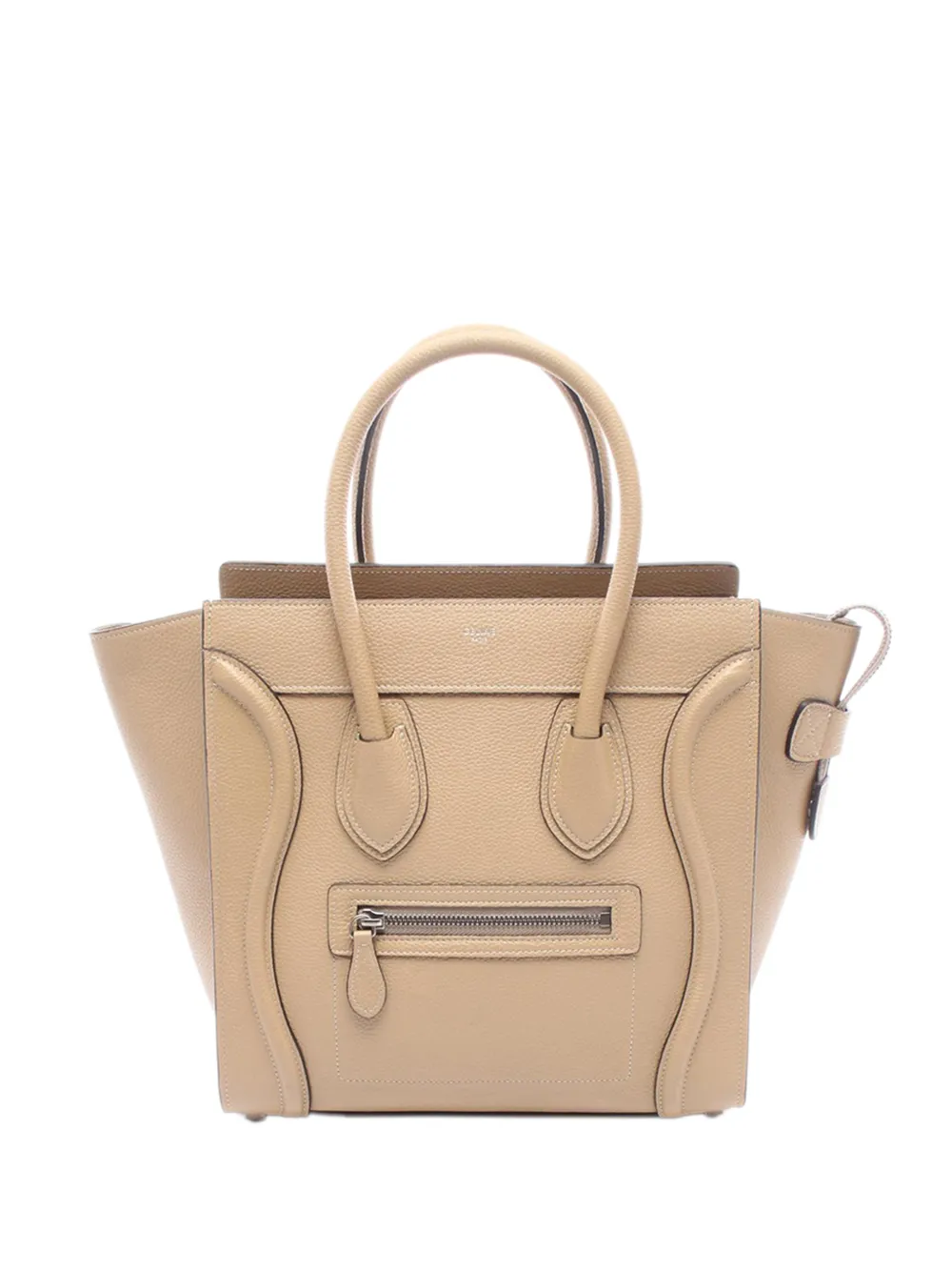Celine Pre-Owned 2000-2026 Micro Leather Luggage tote bag - Toni neutri