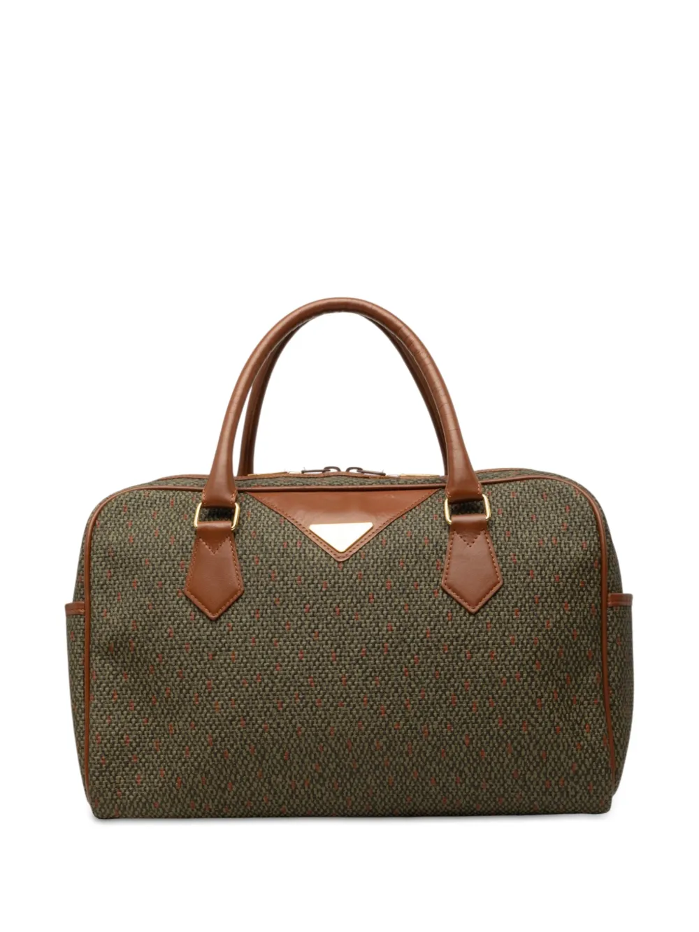 Saint Laurent Pre-Owned 20th Century PVC boston bag - Grün