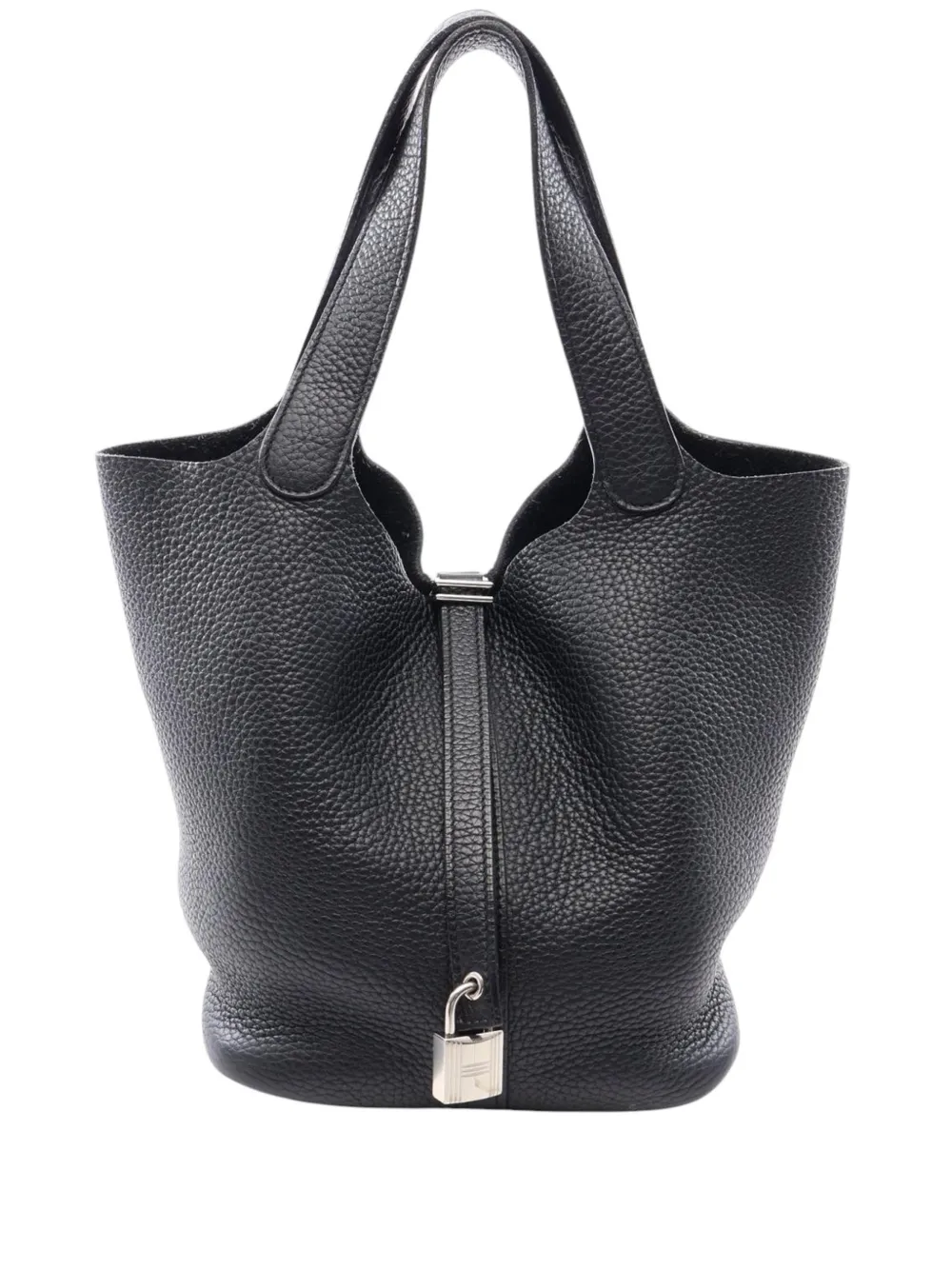 Hermès Pre-Owned Borsa a mano Picotin Lock 22 in pelle Clemence 2016 - Nero