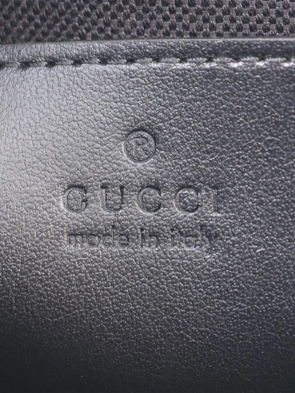 Gucci Pre-Owned 2000-2015 kleine GG Supreme crossbodytas Zwart