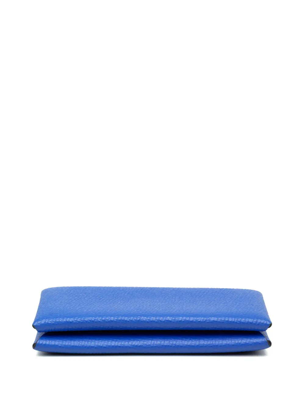 Hermès Pre-Owned 2025 Epsom Calvi pasjeshouder Blauw