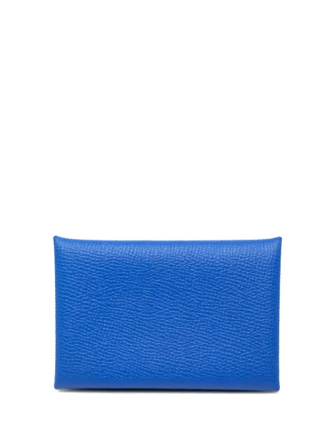 Hermès Pre-Owned 2025 Epsom Calvi card holder