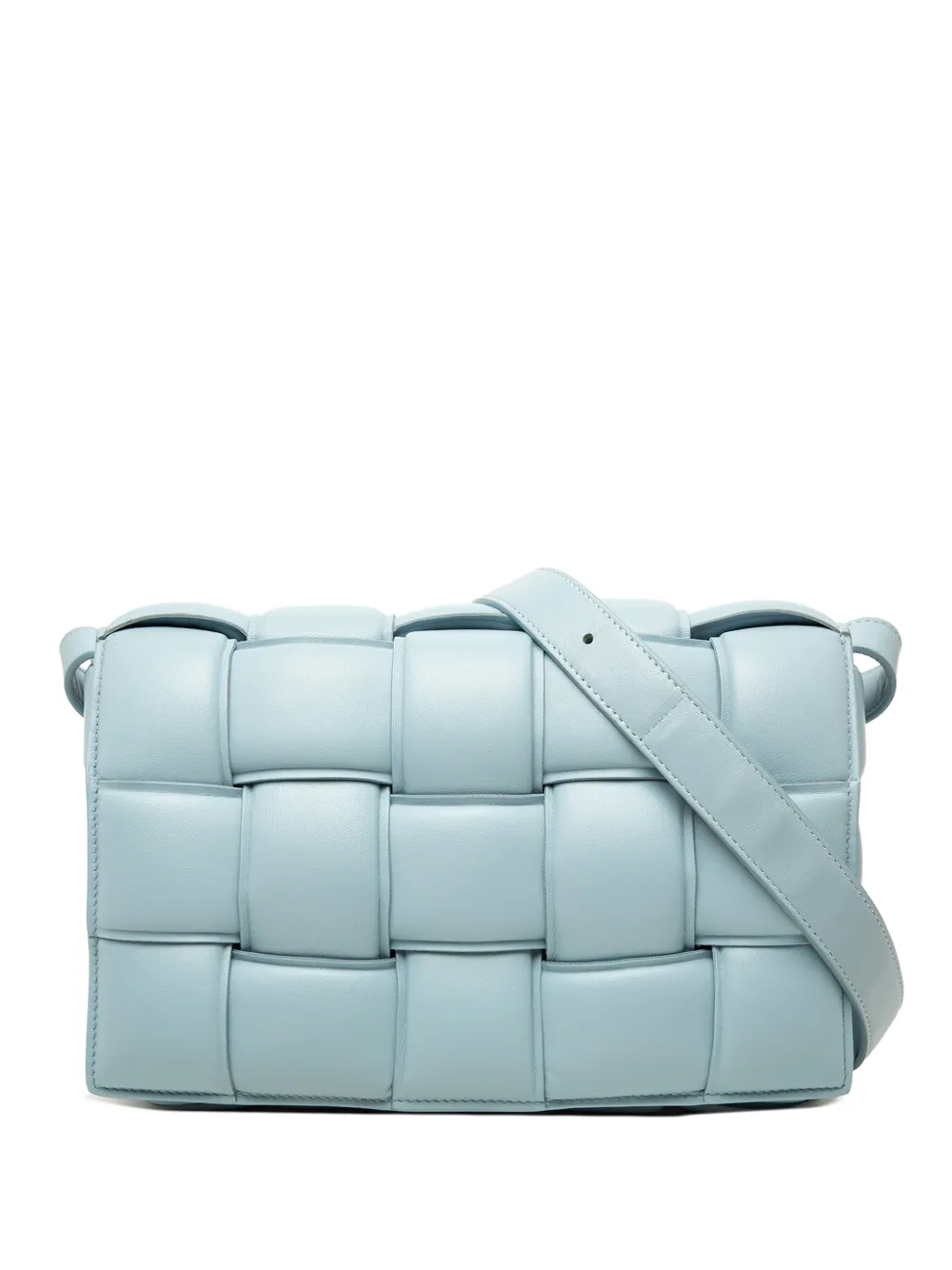 Bottega Veneta Pre-Owned 2012-2026 Nappa Intrecciato Padded Cassette crossbody bag - Blu