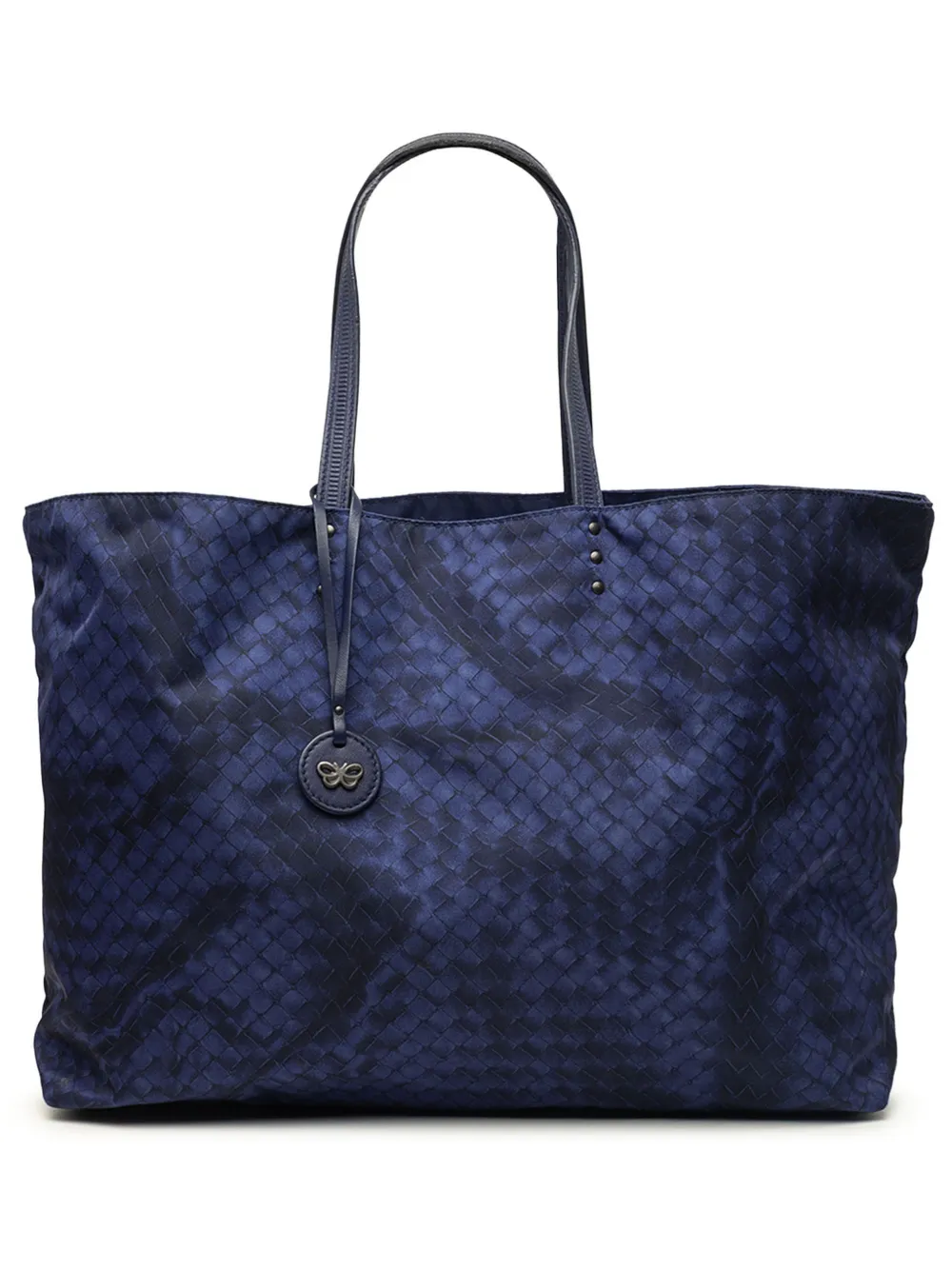 Bottega Veneta Pre-Owned Borsa tote Intrecciolusion in nylon 2012-2026 - Blu