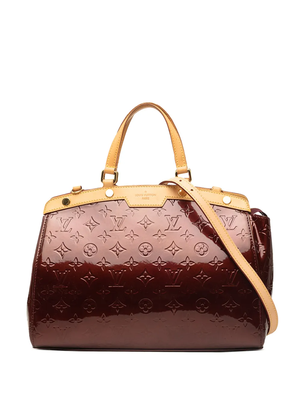 Louis Vuitton Pre-Owned 2010 Monogram Vernis Brea MM Satchel-Tasche - Rot