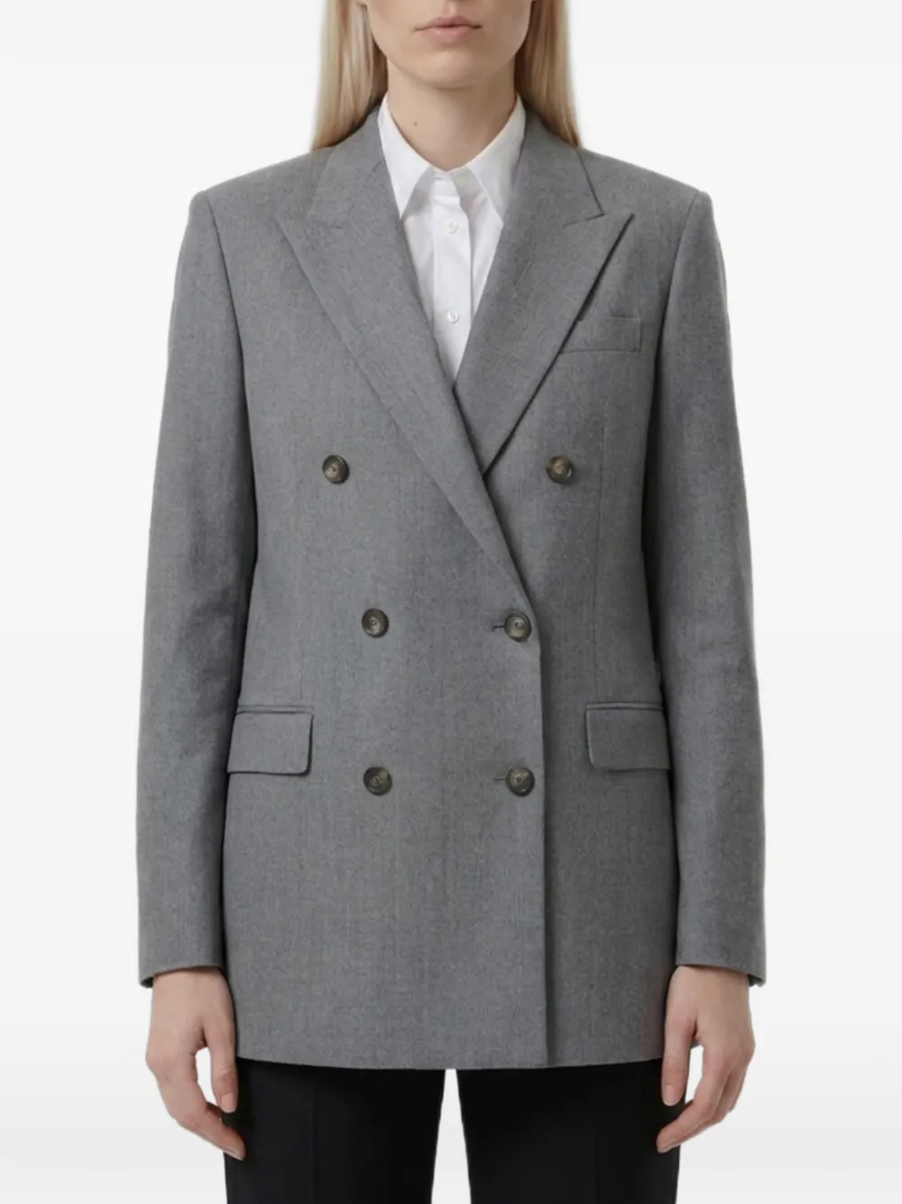 Tagliatore Jasmine Double-breasted Blazer In Grey