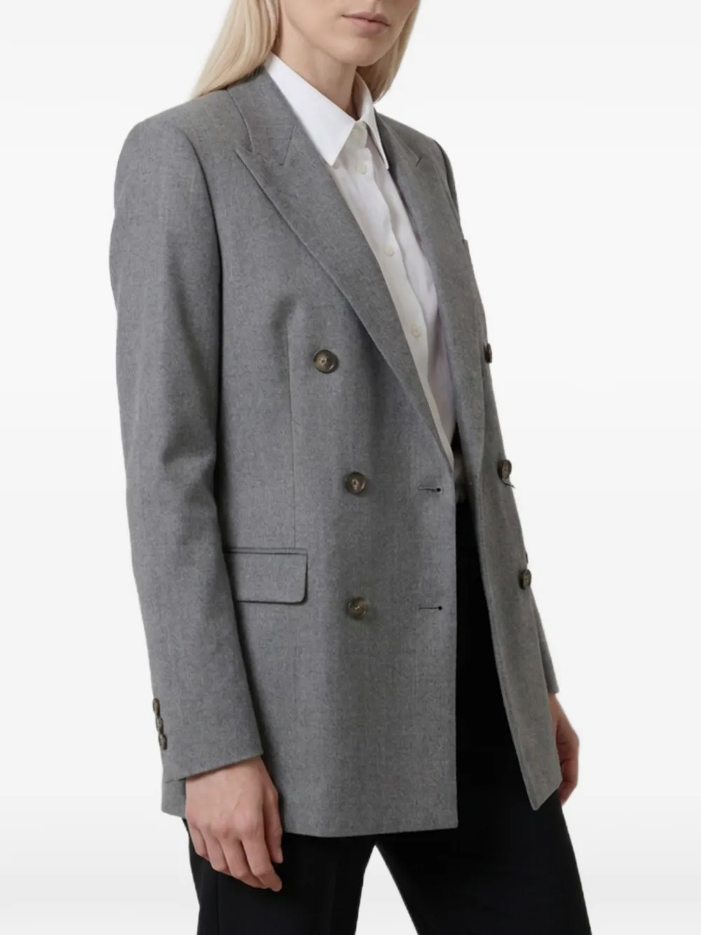 Tagliatore Jasmine Double-breasted Blazer In Grey