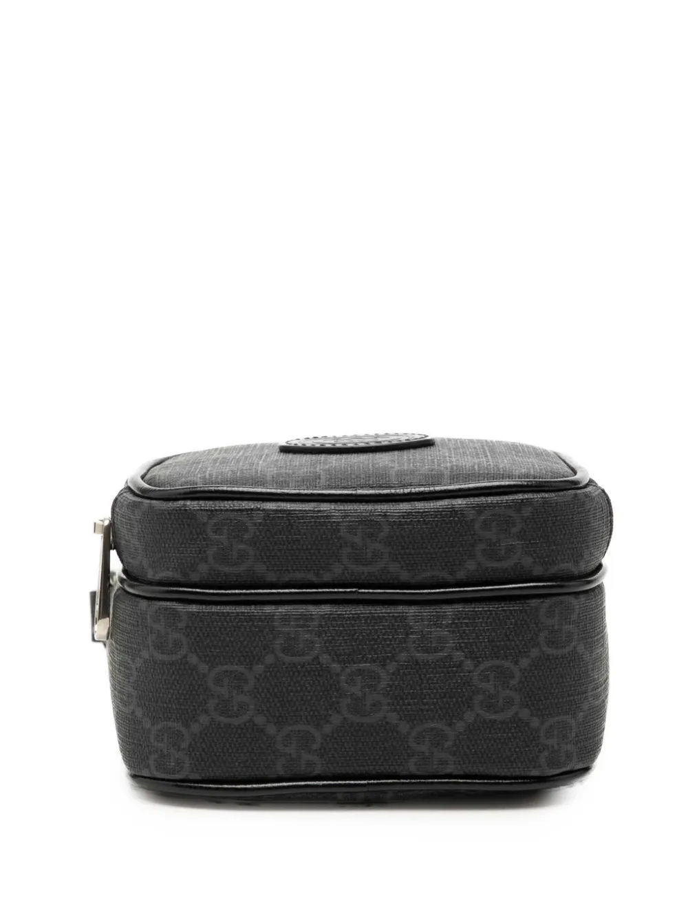 Gucci Pre-Owned 2016-2025 GG Supreme Interlocking G mini-tas Zwart