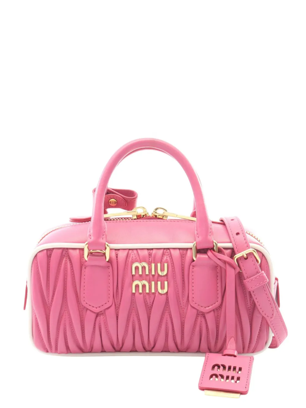 楽天市場】miumiu マテラッセ バッグ ピンクの通販
