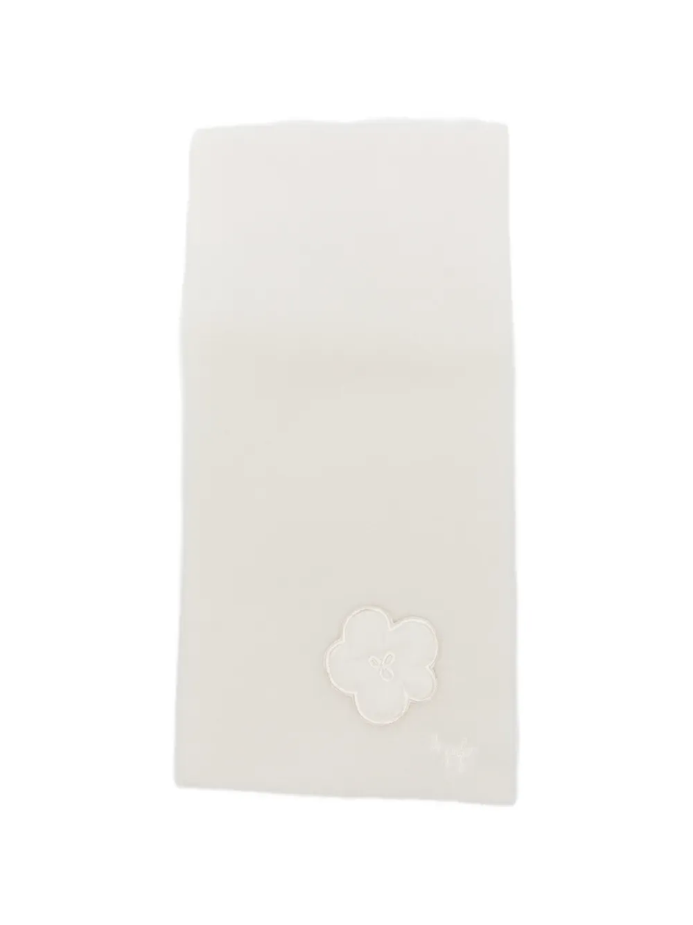 Il Gufo flower-patch scarf - Bianco