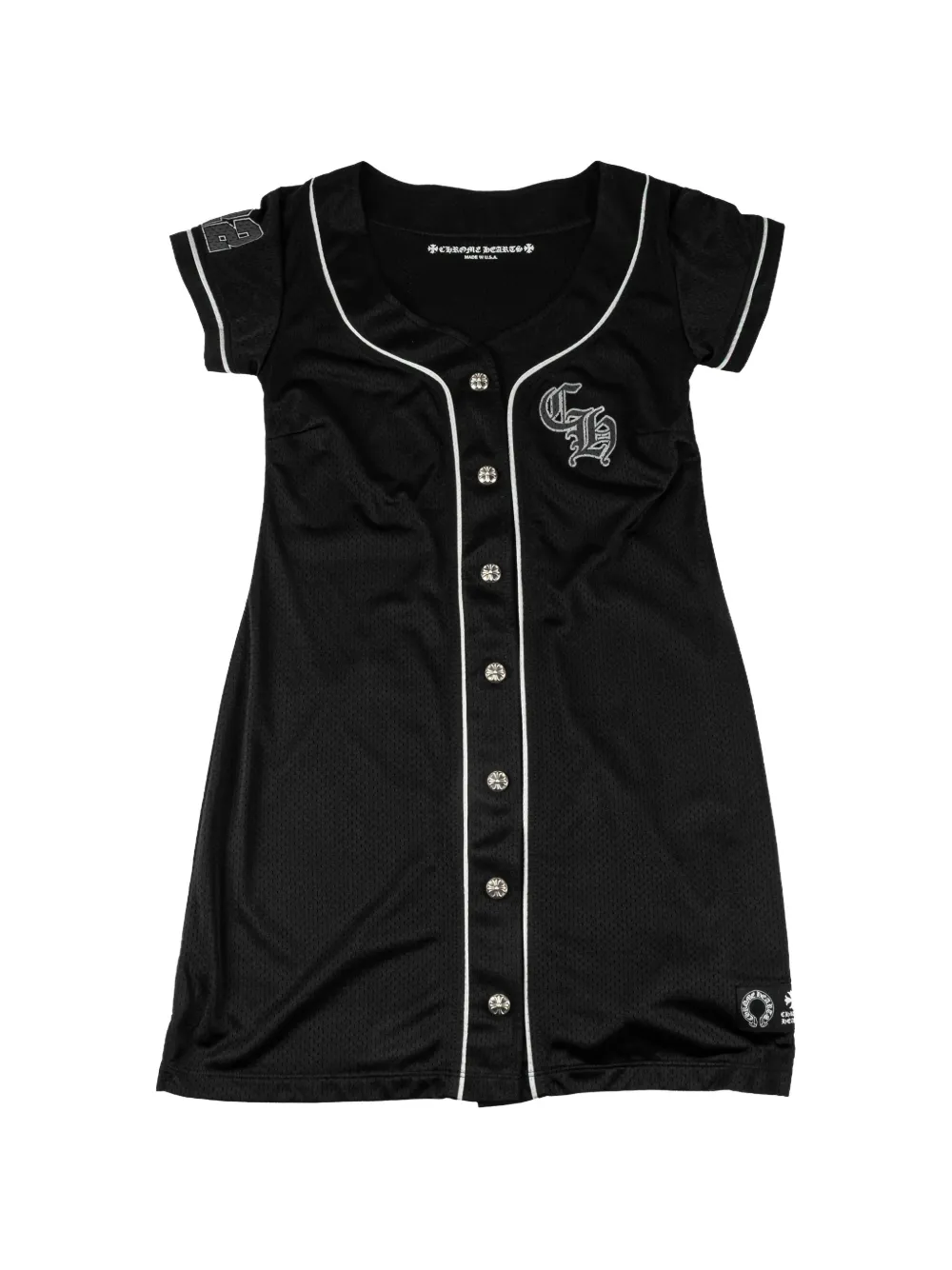 Chrome Hearts mesh logo-print shirt