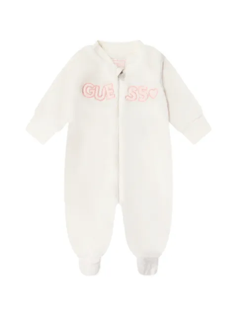 guess kids sequin-logo fleece pyjamas