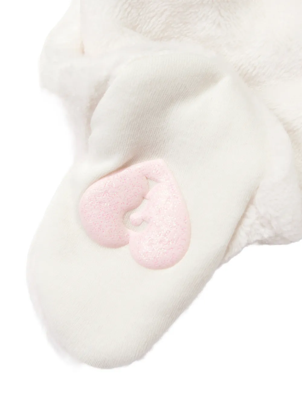 guess kids Fleece pyjama met logo van pailletten Beige