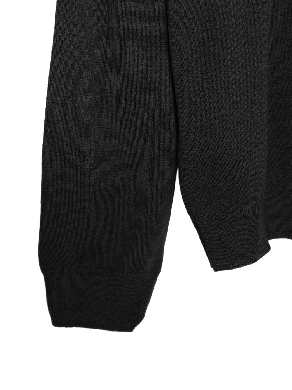 Zanone fine-knit sweater Zwart