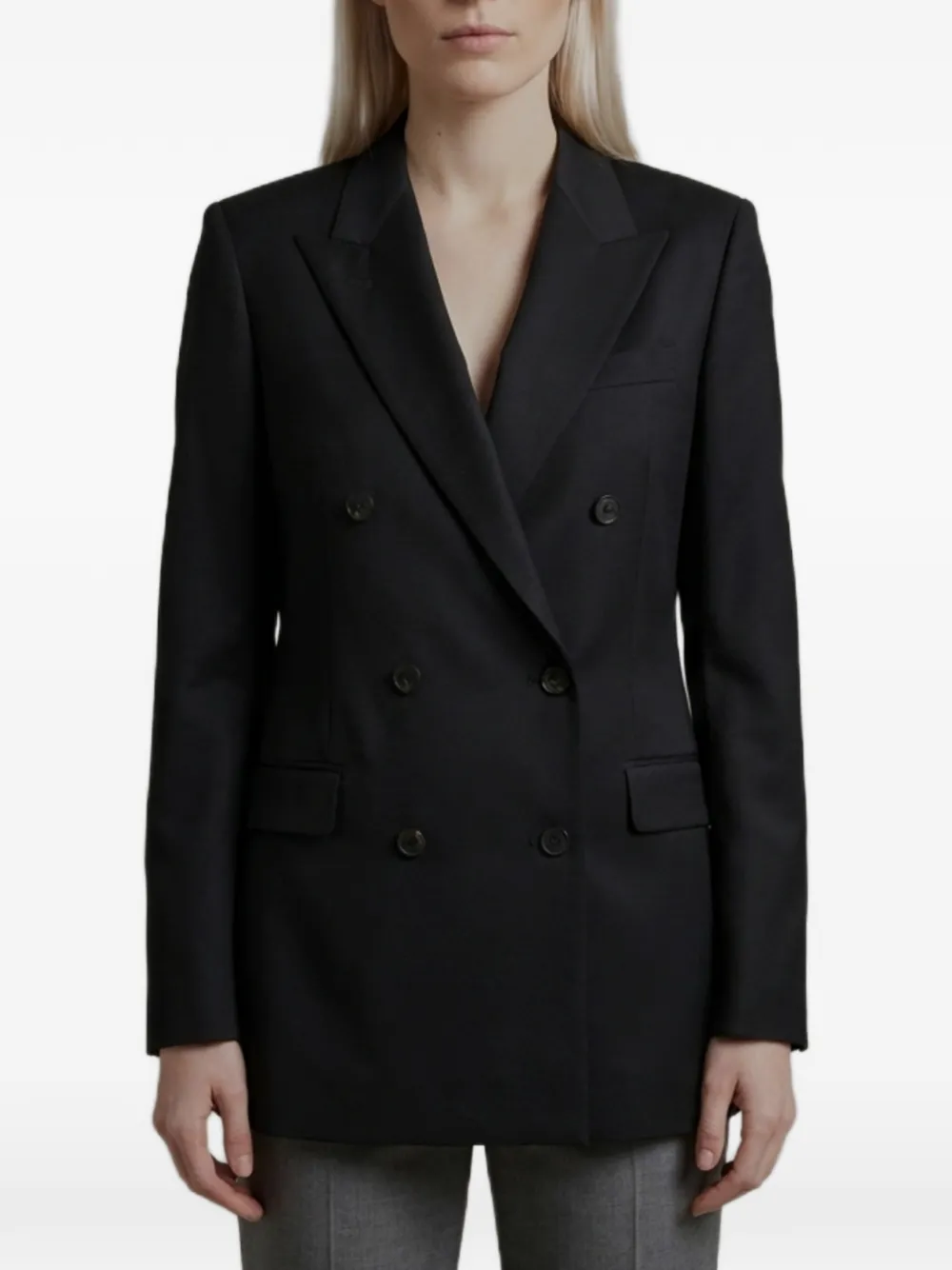 Tagliatore Jasmine Double-breasted Blazer In Black