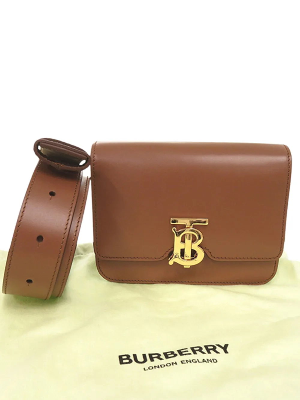 Burberry Pre-Owned 2015-2026 TB leren heuptas Bruin