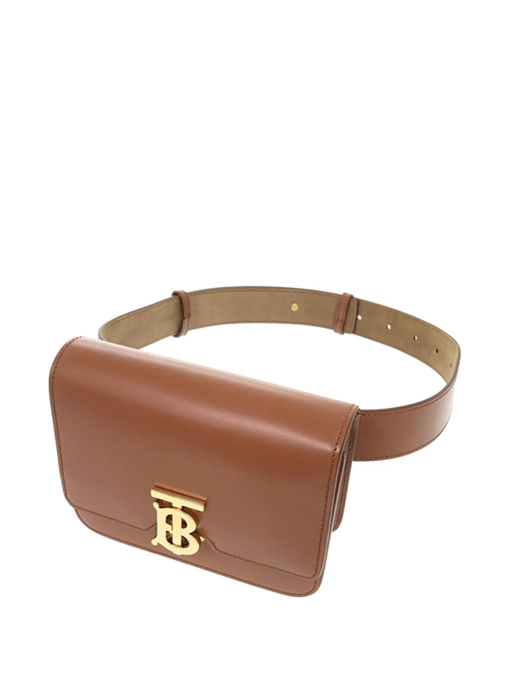 Burberry Pre-Owned 2015-2026 TB leren heuptas Bruin