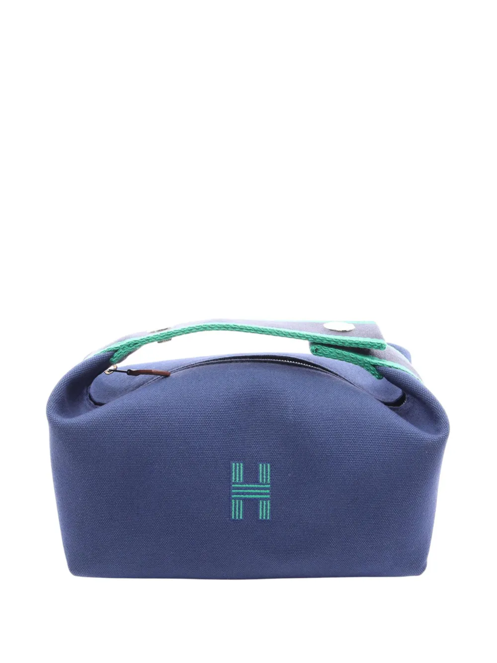 Hermès Pre-Owned Trousse Bride A Brac piccola in tela Toile 2000-2015 - Blu