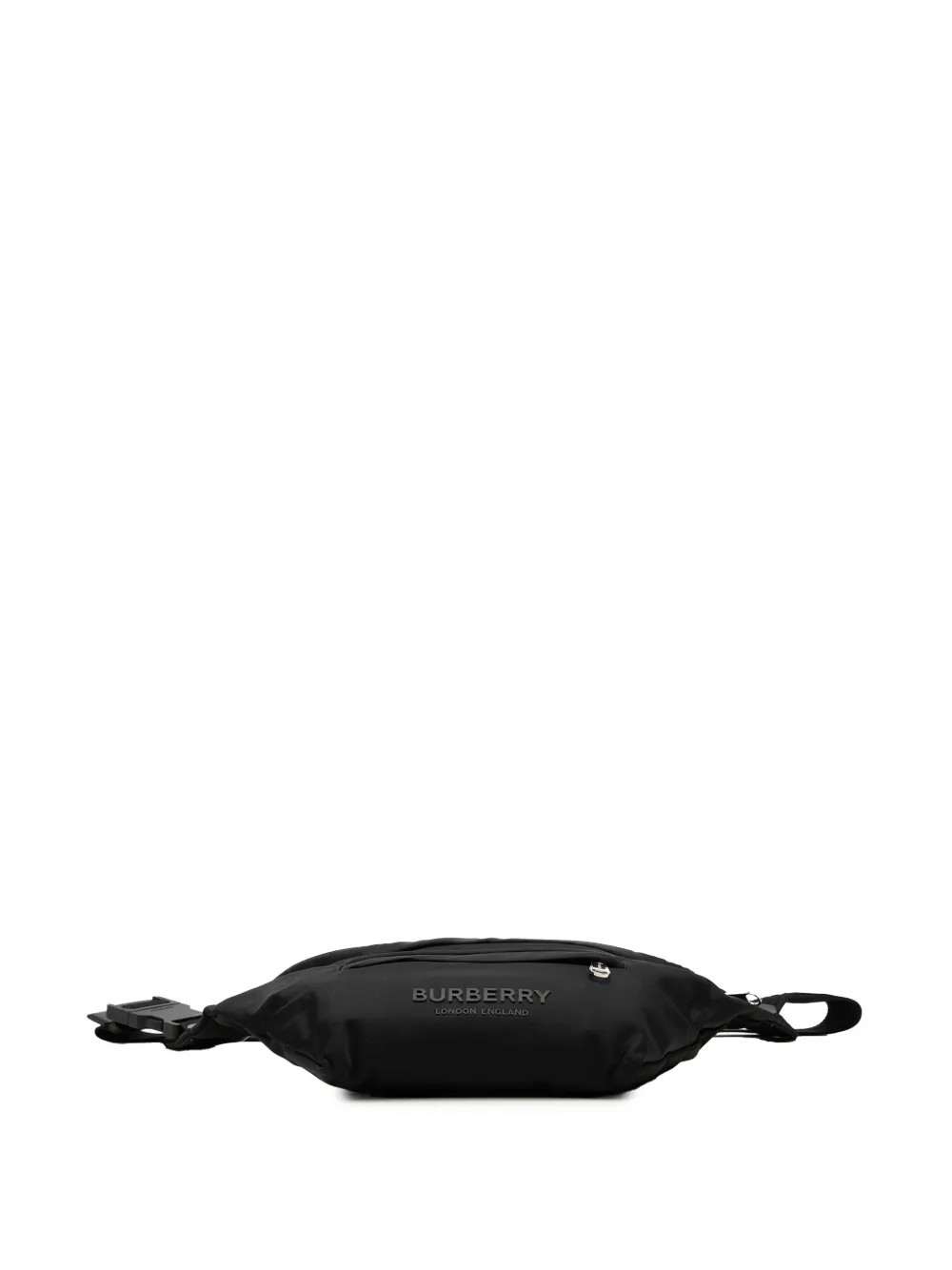 Burberry Pre-Owned 2018-2023 Curve nylon heuptas Zwart