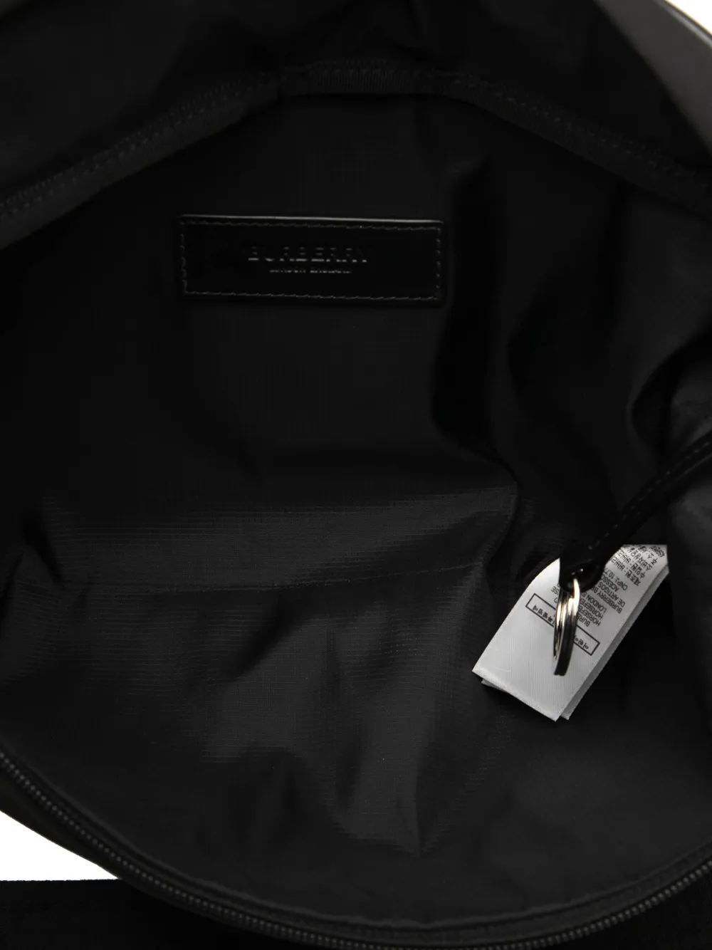Burberry Pre-Owned 2018-2023 Curve nylon heuptas Zwart