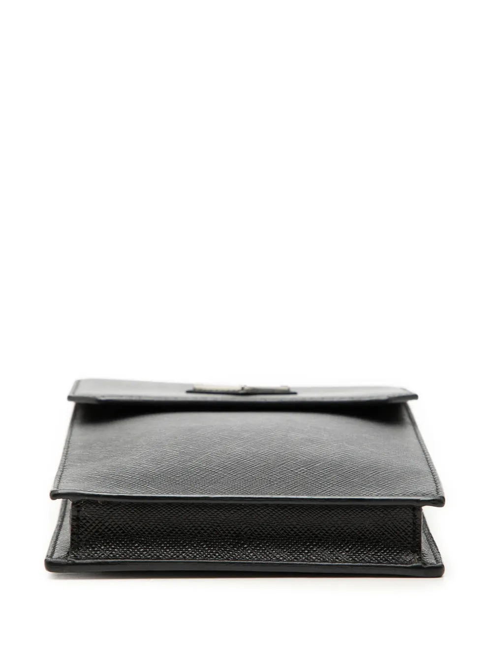 Prada Pre-Owned 2013-2026 Saffiano Smartphone Case crossbodytas Zwart