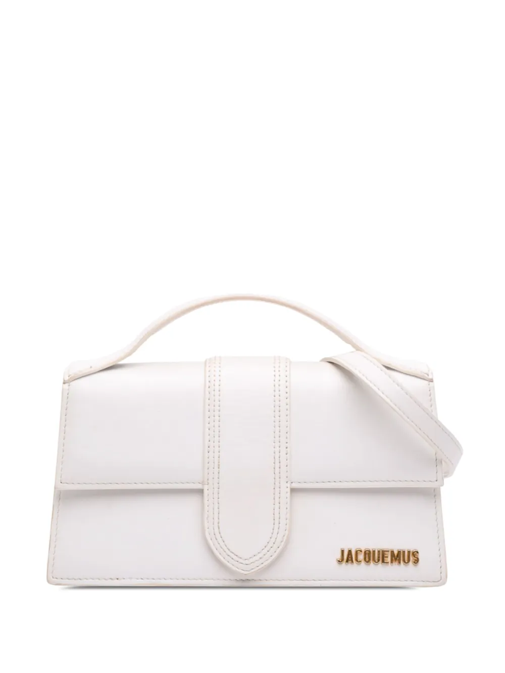 Jacquemus Pre-Owned sac à main Le Grand Bambino en cuir (2020-2026) - Blanc Jacquemus Pre-Owned sac à main Le Grand Bambino en cuir (2020-2026) - Blanc