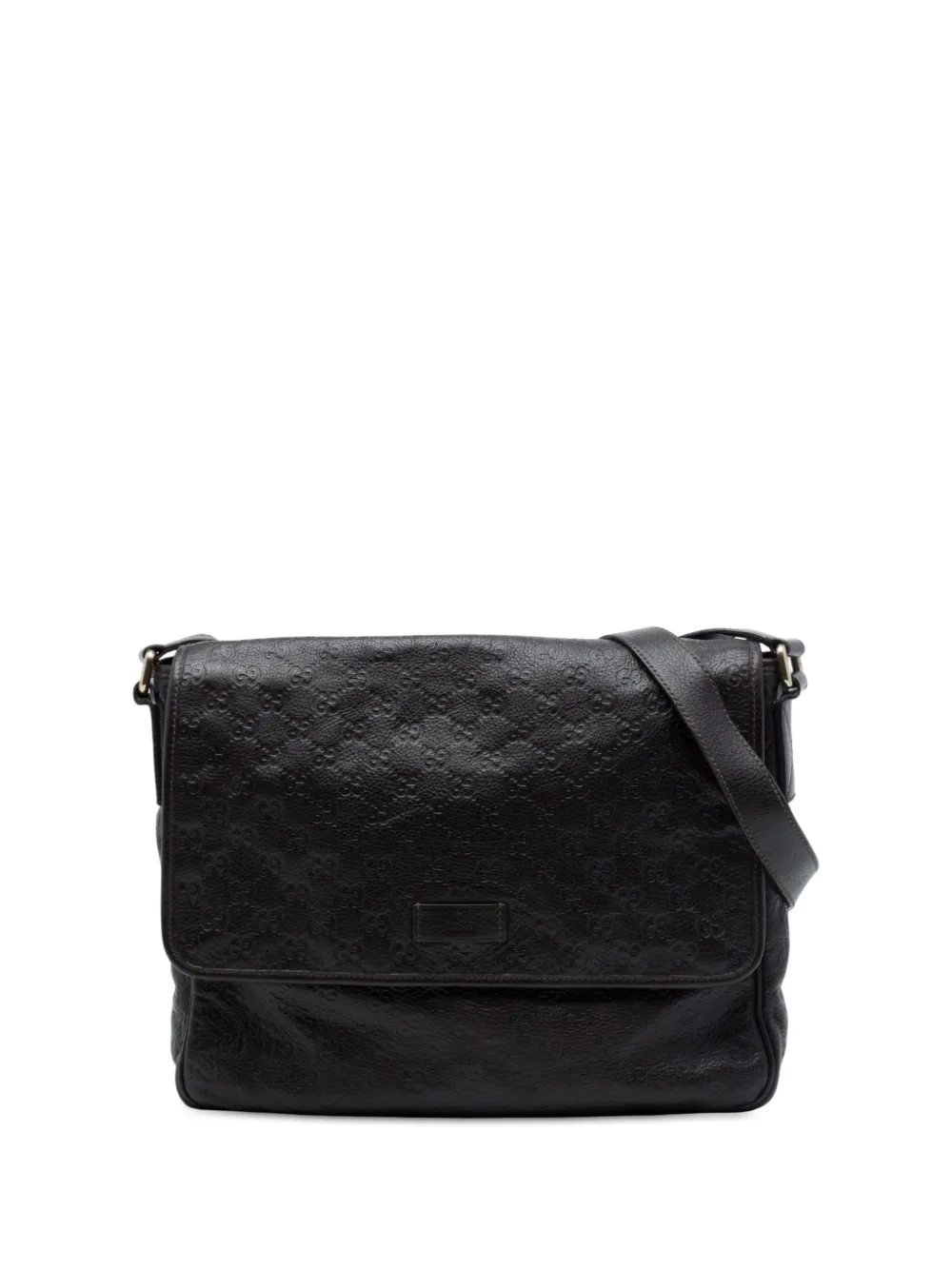 Gucci Pre-Owned 2016-2026 Guccissima Messenger Bag crossbody bag - Marrone