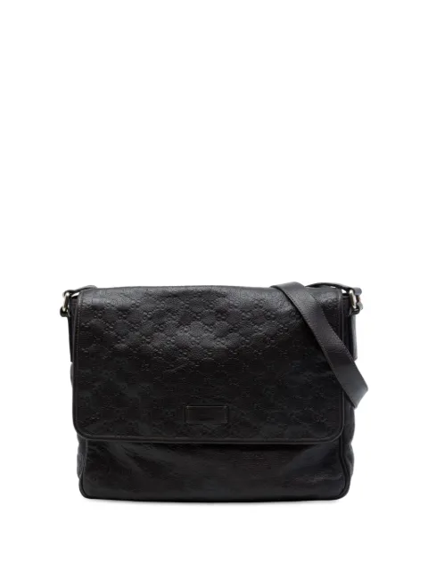 Gucci Pre-Owned 2016-2026 Guccissima Messenger Bag crossbody bag