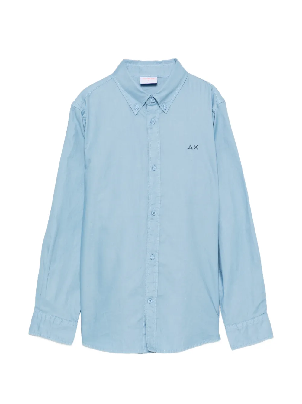 SUN68 KIDS Camicia con ricamo - Blu