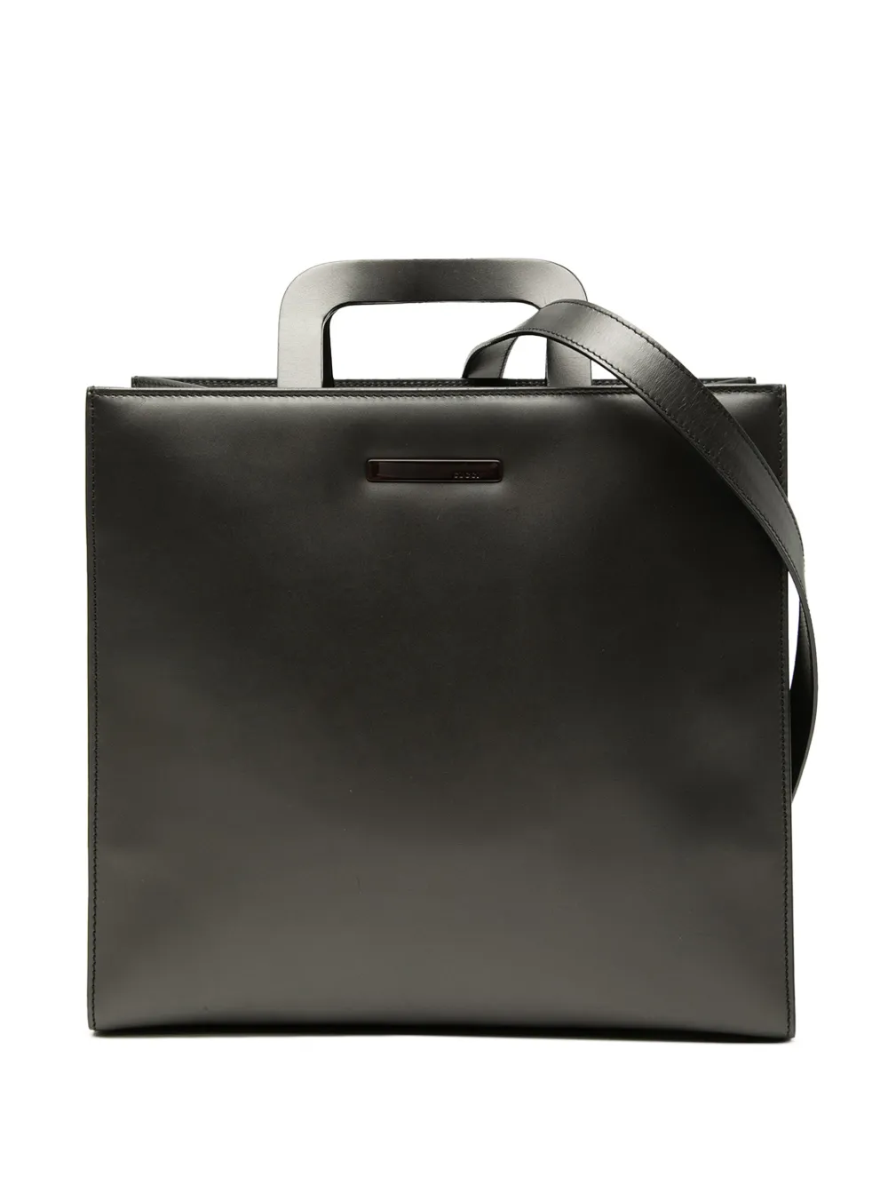 Gucci Pre-Owned 20th Century Tom Ford Calfskin Convertible Tote satchel - Nero