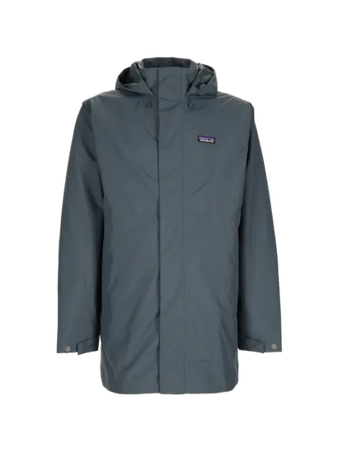 Patagonia Heyes hooded logo-patch coat