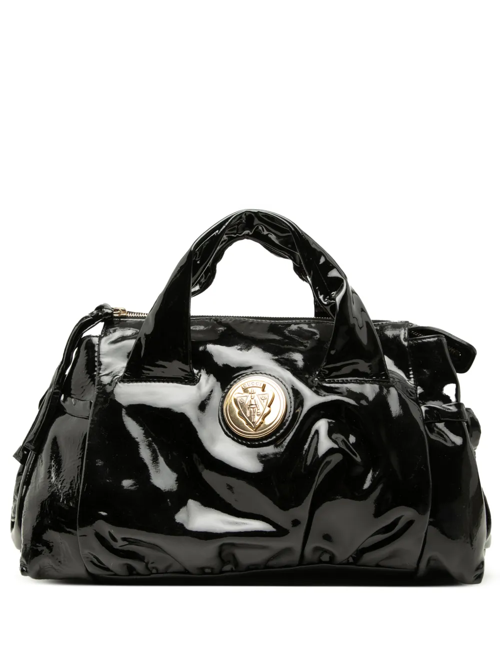Gucci Pre-Owned 2000-2015 Patent Hysteria handbag - Nero