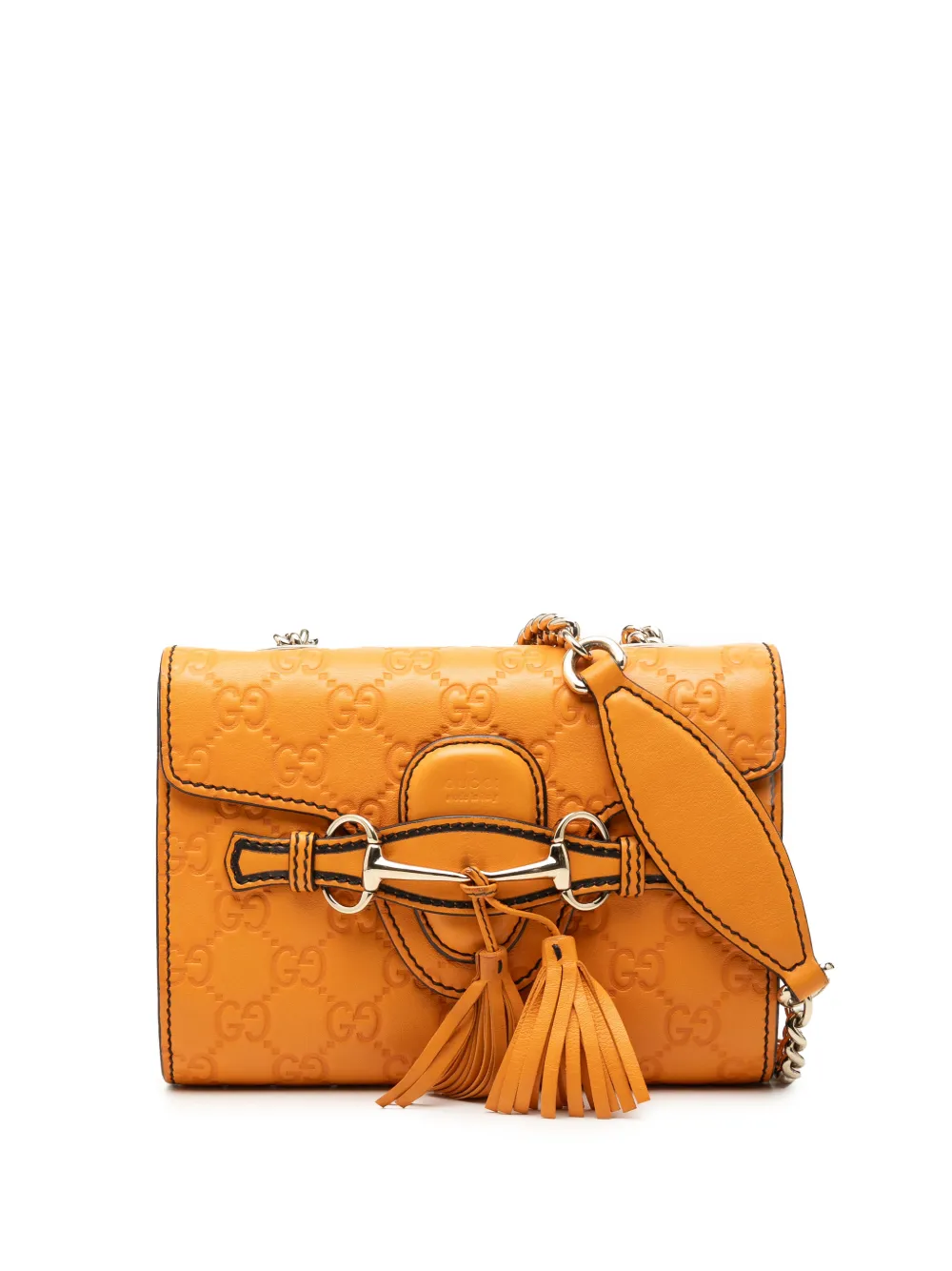 Gucci Pre-Owned 2000-2015 Mini Guccissima Emily crossbody bag - Arancione