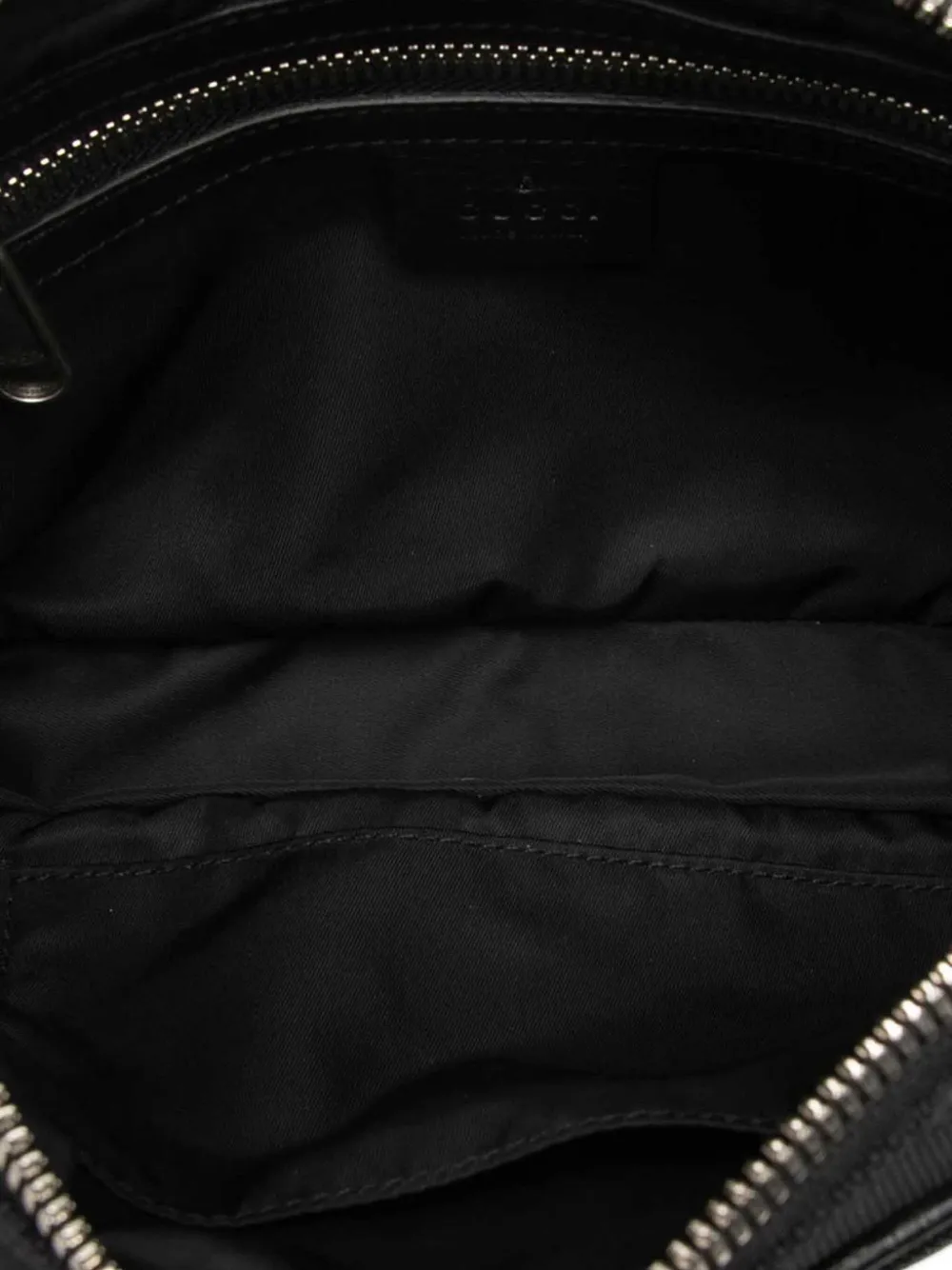 Gucci Pre-Owned 2000-2015 GG Off The Grid nylon heuptas Zwart