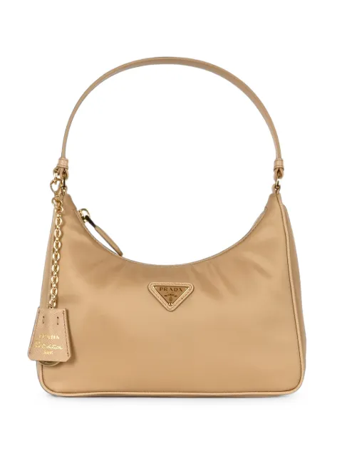 Prada logo-appliqué shoulder bag