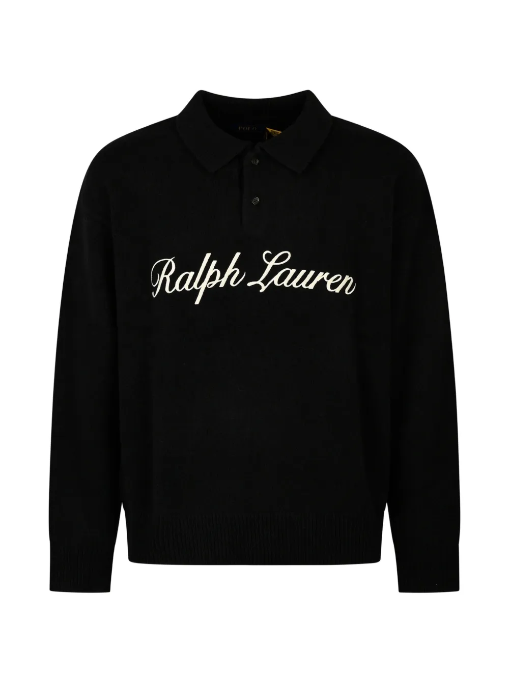 Polo Ralph Lauren logo-embroidered polo-collar sweater