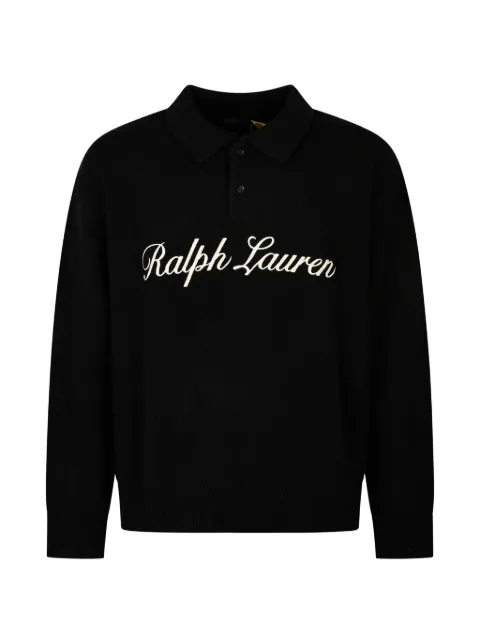 Polo Ralph Lauren свитер с воротником поло и вышитым логотипом