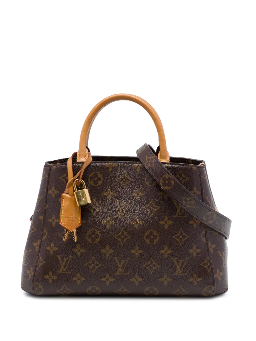 Louis Vuitton Pre-Owned 2015 Monogram Montaigne BB satchel - Marrone
