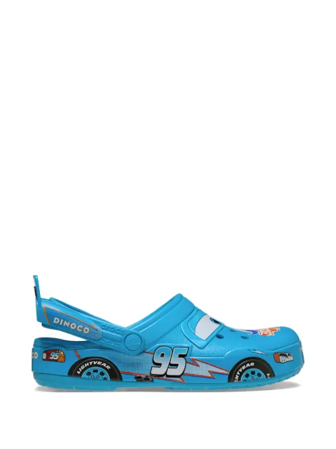 Crocs x Pixar Classic Lightning McQueen Dinoco mules