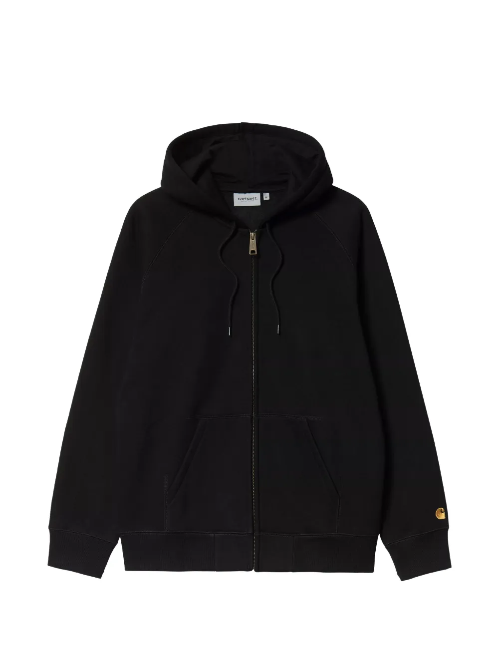 Carhartt Chase Hooded Jacket In Black